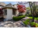 Landscaped walkway leading to home entrance at 1677 Ashwood Dr, Greenwood, IN 46143