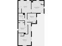 3 bed, 1 bath floor plan, including a kitchen and living room at 1913 S Talbott Se St, Indianapolis, IN 46225