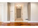 Interior entryway with hardwood floors and neutral walls at 8650 Jaffa Ct W Dr # 12, Indianapolis, IN 46260