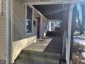 Inviting front porch with ample space for relaxing at 431 N 18Th Ave, Beech Grove, IN 46107