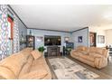 Spacious living room with two sofas and large TV at 1269 Casco Bay Cir, Cicero, IN 46034