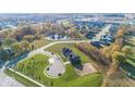 New homes community featuring open spaces and cul-de-sacs at 6403 Rippling Rock Dr, Plainfield, IN 46168