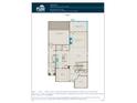 First floor plan displays a 2 car garage, kitchen, dining, and gathering room at 14366 Bishop Birch Pl, Carmel, IN 46074
