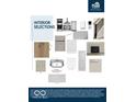 Interior design selections for kitchen: cabinets, countertops, and appliances at 14366 Bishop Birch Pl, Carmel, IN 46074