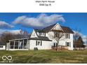 Main house back view with screened porch at 5420 Mcfarland Rd, Indianapolis, IN 46227