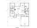 Detailed floor plan featuring bedrooms, bathrooms, kitchen, and living spaces at 6094 Horizon Dr, Columbus, IN 47201