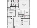 Upstairs floor plan with primary suite, two additional bedrooms, and a loft at 359 N Grand Oak Dr, Mooresville, IN 46158