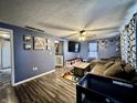 Spacious living room with hardwood floors and a cozy atmosphere at 510 S St Clair St, Martinsville, IN 46151