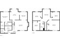 Detailed floor plan showcasing the layout of the home, including the kitchen, bedrooms, and living spaces at 1229 Tealpoint Cir, Indianapolis, IN 46229