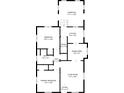 Detailed floor plan showcasing the layout of the property, including bedrooms, bathrooms, and living spaces at 3910 E 34Th St, Indianapolis, IN 46218