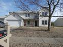 Two-story house with attached garage and front porch at 741 Crystal Farms Dr, Avon, IN 46123