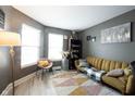 Comfortable living room with natural light, stylish furniture, and modern decor at 5782 Jamestown Square Ln, Indianapolis, IN 46234