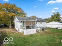 Spacious backyard with a patio, perfect for outdoor entertaining at 727 Sunset Blvd, Greenwood, IN 46142