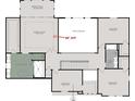 Second-floor plan with owner's suite, three bedrooms, and an open-to-below area, plus bathroom features at 6778 Renoir Way, Avon, IN 46123