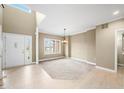 Bright, spacious living room with high ceilings, and large windows at 685 Greystone Ct, Columbus, IN 47201
