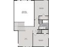 Upstairs floor plan featuring bedrooms, hall bath, Gathering room open to below and loft at 6853 Oakdale Ln, Avon, IN 46123