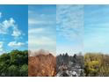 Beautiful four-seasons view showcasing the changing colors of the trees and the sky above at 3965 N Meridian St # 7D, Indianapolis, IN 46208