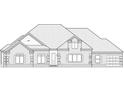 Charming single-story brick home featuring a symmetrical façade and well-manicured landscaping at 4248 Stone Lake Dr, Zionsville, IN 46077