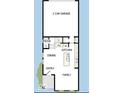 Open-concept floor plan featuring a kitchen, dining area, Gathering room, and two-car garage at 555 Gilder Dr, Carmel, IN 46032