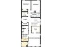 An open concept floorplan showing the second level featuring bedrooms, bathrooms, a loft, and walk in closet at 754 Astor Ln, Carmel, IN 46032