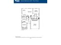 Floor plan featuring the layout of the first floor at 5147 Gerhing Dr, Indianapolis, IN 46239