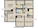 Floorplan of the second floor at 2010 Foothill Dr, Greenfield, IN 46140