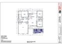 A well-organized main level floor plan, showing the layout of rooms, hallways, and a spacious garage at 4723 Malus Blvd, Anderson, IN 46011