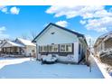 Charming bungalow-style home with unique curb appeal and eye-catching architectural details at 3329 W 10Th St, Indianapolis, IN 46222