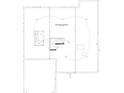 Unfinished basement floorplan showing stairs, mechanical area and ample space at 618 Firefly Ct, Greenfield, IN 46140