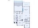 First floor plan featuring an open-concept kitchen, dining, and gathering room layout at 14447 Bishop Birch Pl, Carmel, IN 46032