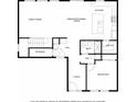 Layout of the house with key rooms like kitchen, great room, dining, and bedroom 5 at 526 Carroll St, New Whiteland, IN 46184
