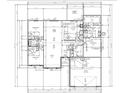 Detailed architectural floor plan showcasing layout with dimensions of rooms, entry, garage, and outdoor areas at 103 N Brenrich Rd, Pendleton, IN 46064