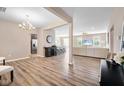 Bright living room boasting durable floors and an open floor plan at 1692 S Centennial Ave, New Palestine, IN 46163