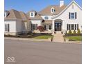 Elegant two-story home with a landscaped front yard and a welcoming front entrance at 2766 S Honey Creek S Rd, Greenwood, IN 46143