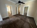 Spacious living room with potential for customization, featuring multiple doorways and ample space at 1153 Villa Ave, Indianapolis, IN 46203