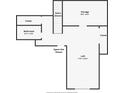 Upstairs floor plan showing storage, loft, and bathroom at 4139 Bella Ct, Indianapolis, IN 46237