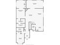 Detailed floor plan showcasing layout of Gathering room, living room, primary bedroom, bathrooms, and kitchen at 4139 Bella Ct, Indianapolis, IN 46237