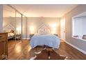 Comfortable bedroom with large closets and ample natural light at 5629 Crittenden Ave, Indianapolis, IN 46220