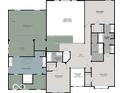 Second floor layout featuring an owner's suite, bedrooms, bathrooms, and a loft area at 6783 Renoir Way, Avon, IN 46123