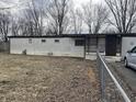 Well-maintained single-story home with a fenced yard at 4107 E 37Th St, Anderson, IN 46017