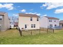 Spacious, fenced backyard perfect for entertaining and outdoor activities, offering privacy and room to play at 11430 Congaree Way, Indianapolis, IN 46235