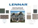Two-story home in Forever Green, with Beale Street brick, white trim and a welcoming front porch at 13610 Grand Abbey Way, Fishers, IN 46037