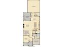 First floor plan showcasing an open-concept layout with a kitchen, great room, and study at 13622 Grand Abbey Way, Fishers, IN 46040