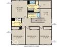 Second floor plan featuring the owner's suite, loft, laundry, and three additional bedrooms at 7385 Standish Ln, Avon, IN 46123