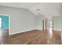 Spacious living room featuring hardwood floors and an abundance of natural light at 13841 Waywing Ct, Carmel, IN 46033