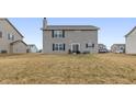Spacious backyard featuring a well-manicured lawn perfect for outdoor activities at 8193 Cagles Mill Trce, Avon, IN 46123