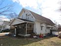 Exterior photo of a two story home featuring a covered front porch at 169 E Washington St, Morgantown, IN 46160