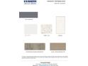 Various color selections for the house, including paint, quartz, cabinets, vinyl, and carpet at 24511 Wallace St, Sheridan, IN 46069