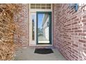 Close-up of the elegant front door and brick facade entrance at 3520 Inverness Blvd, Carmel, IN 46032