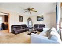 Inviting living room with couches, center table and natural light at 358 Webb Dr, Indianapolis, IN 46227